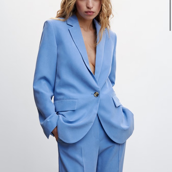 Mango modal-blend suit blazer - Picture 3 of 3